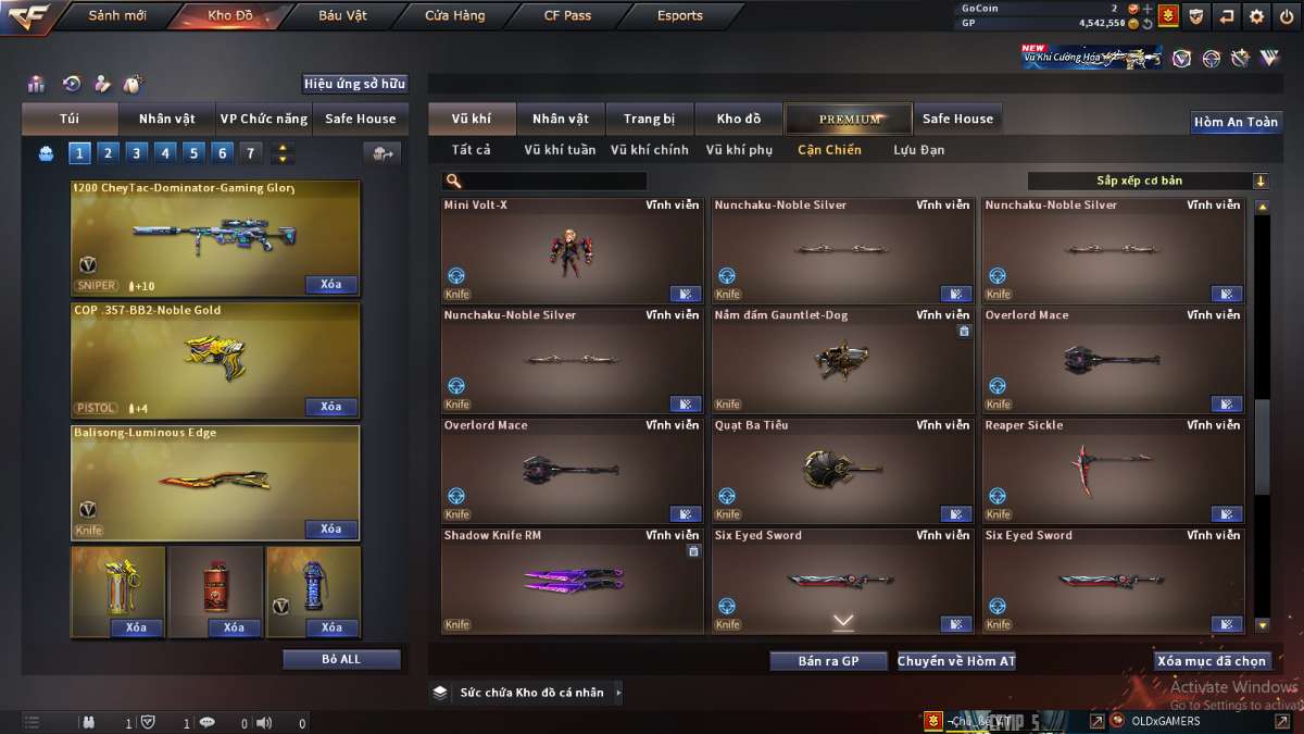 shop acc cf uy tin gia re